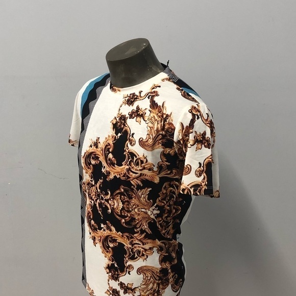 Steven land t-shirt crewneck white floral regular - Picture 3 of 3